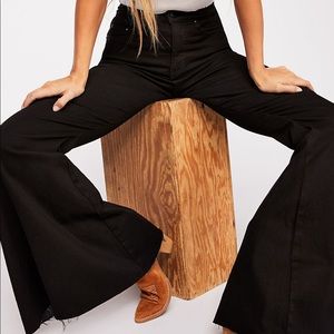 Free People High Rise Flare Jeans